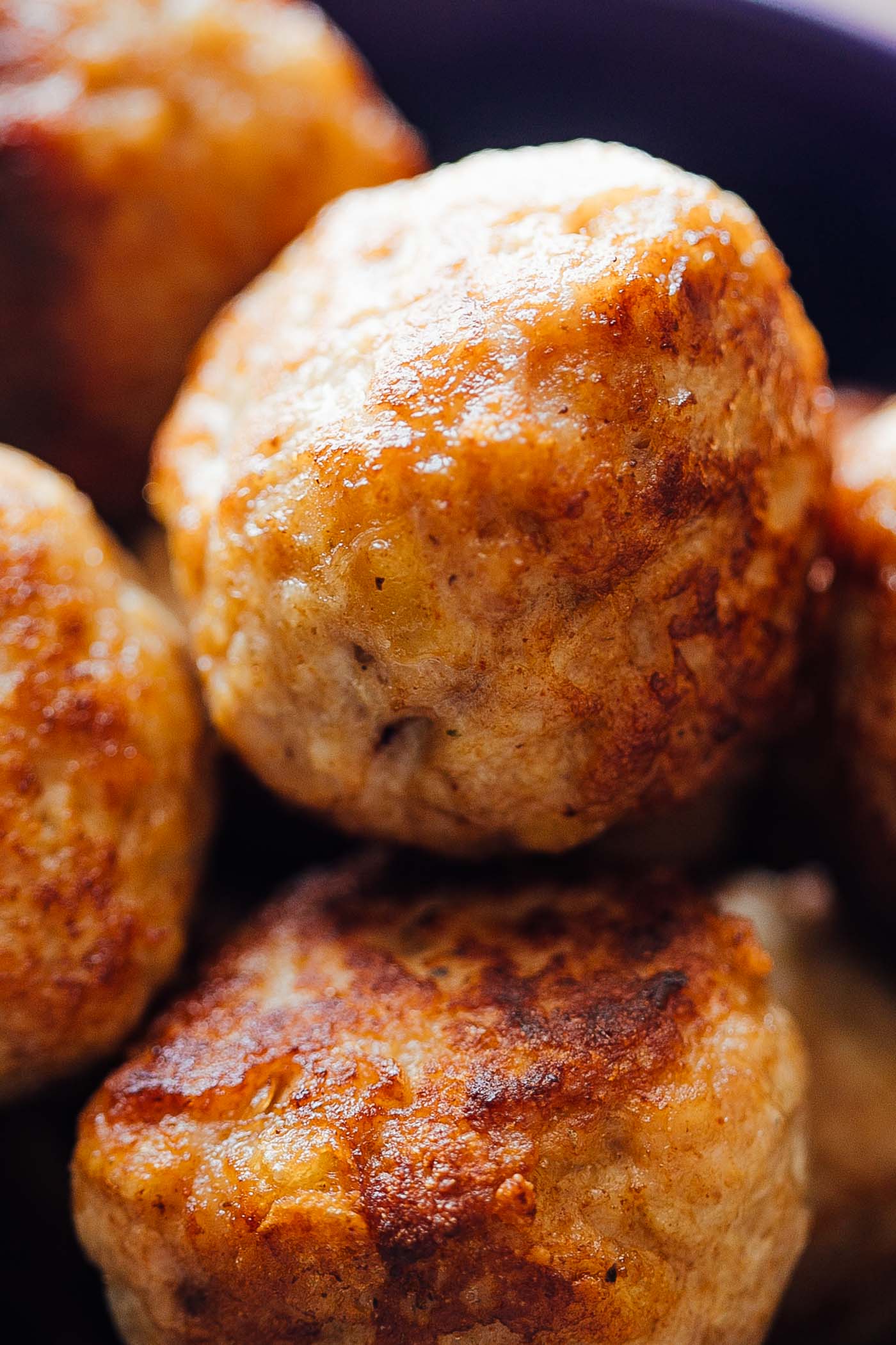 Creamy Cajun Chicken Meatballs