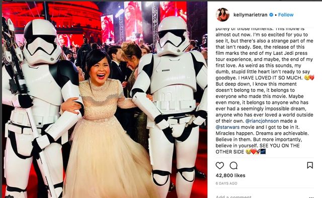 Some “Star Wars” Fans Are Being Super Racist About The Series’ First Asian-American Woman Lead, Kelly Marie Tran