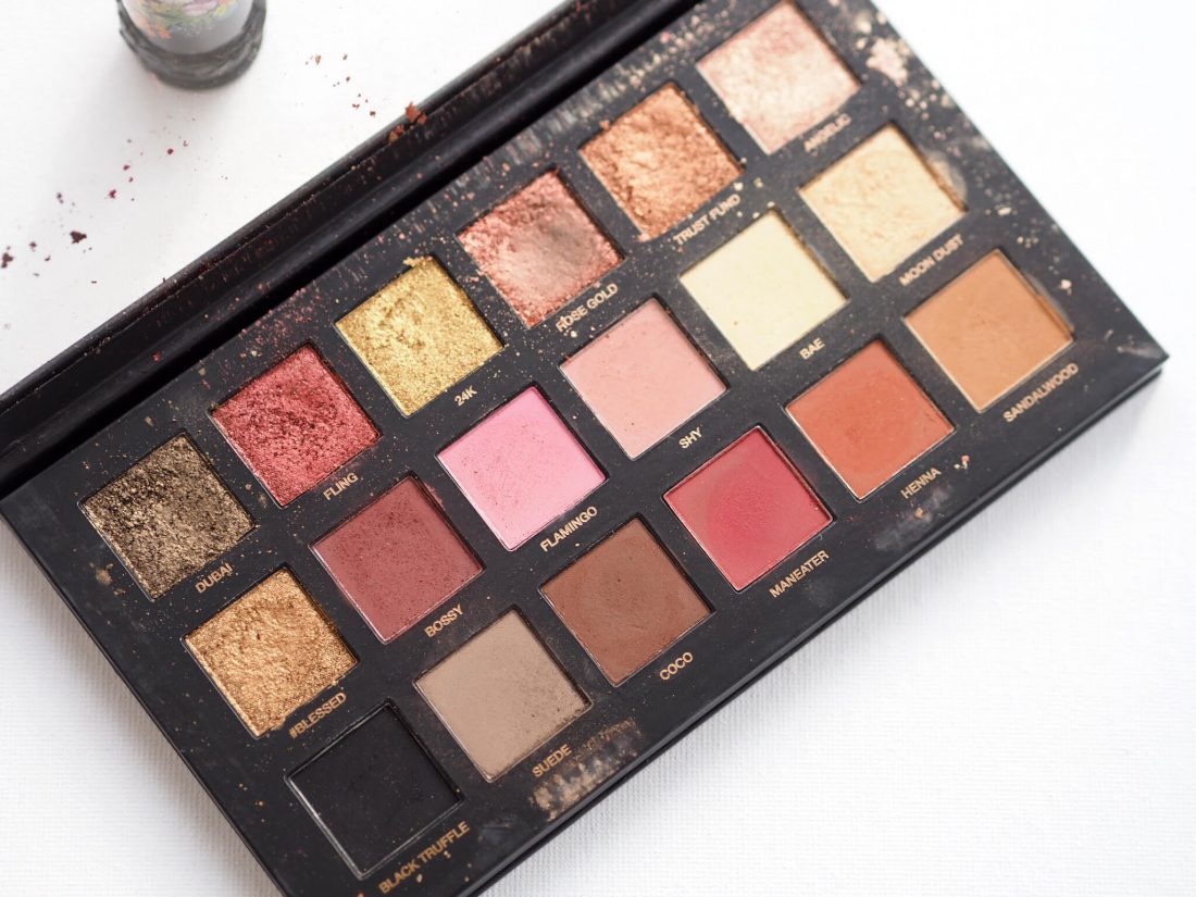 Most Used Palettes of 2017 / British Beauty Blogger