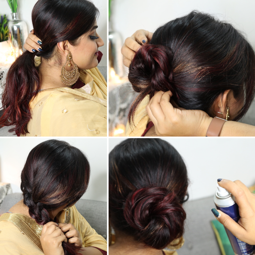 Easy hairstyles for Mehendi ft. BBLUNT – CORALLISTA