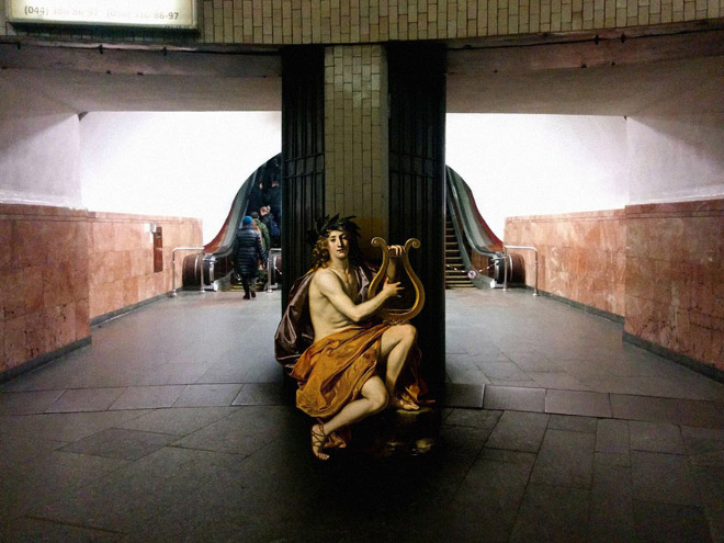 When Classical Paintings Meet Today’s World…