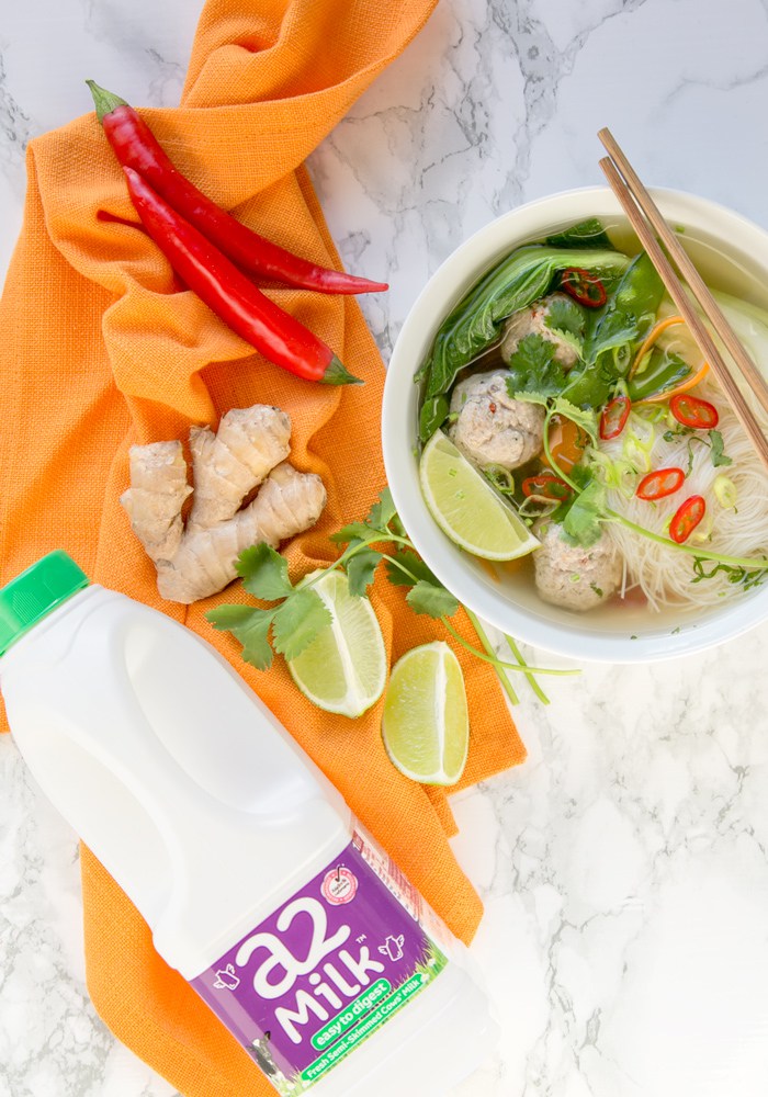 Thai Turkey Meatball Soup – The Petite Cook