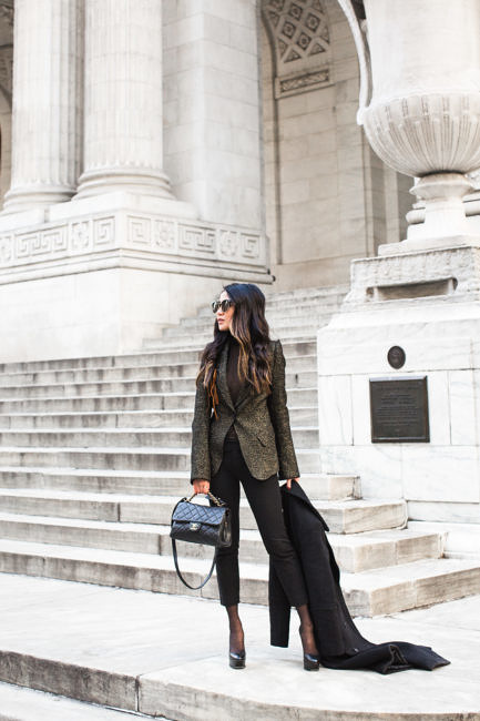 Office Day :: Updated blazer & Tailored pants