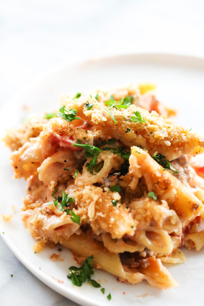 Creamy Italian Pasta Casserole – Chef in Training