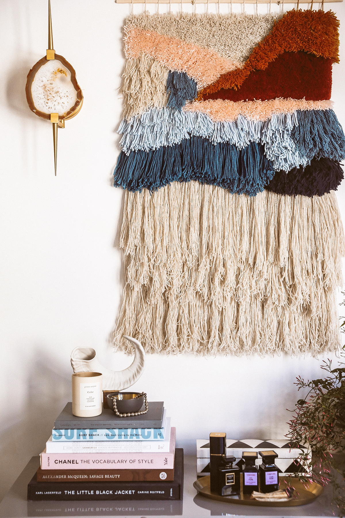 DIY Latch Hook Wall Hanging