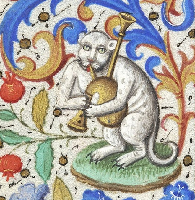 Check out Ugly Medieval Paintings of Cats, it looks like the medieval painters never laid eyes on a cat.