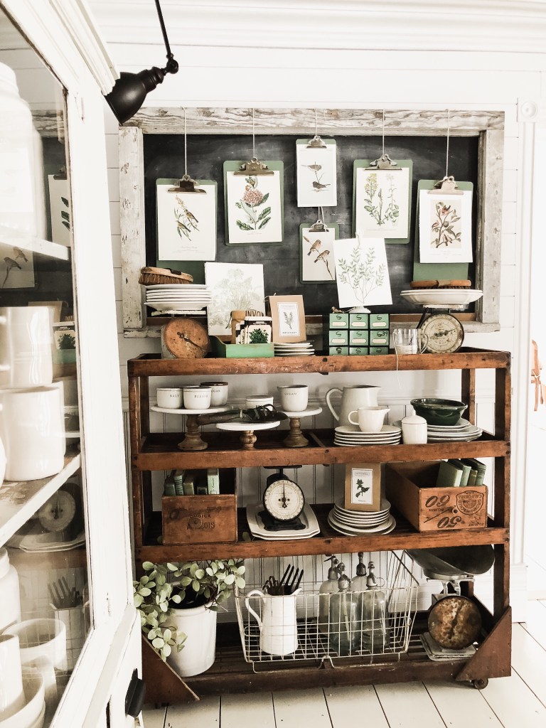 Dining Room Cottage Greenhouse Shelves