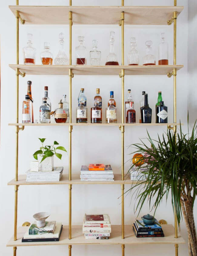 Bold Statement Artworks Instead of a Wall, a Gallery Wall.