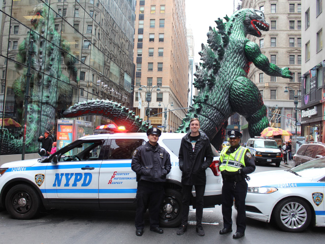 Enjoying Life With a Toy Godzilla! Traveling With A Special Friend…
