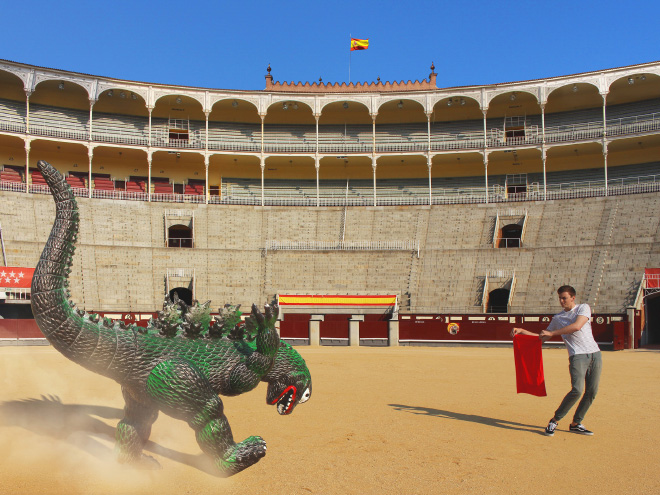 Enjoying Life With a Toy Godzilla! Traveling With A Special Friend…