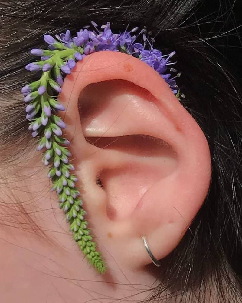 Children’s Tricks Used In Art Create Amazing Beauty Imagery From Petals, Leaves, Decorations and Wreaths of Flowers