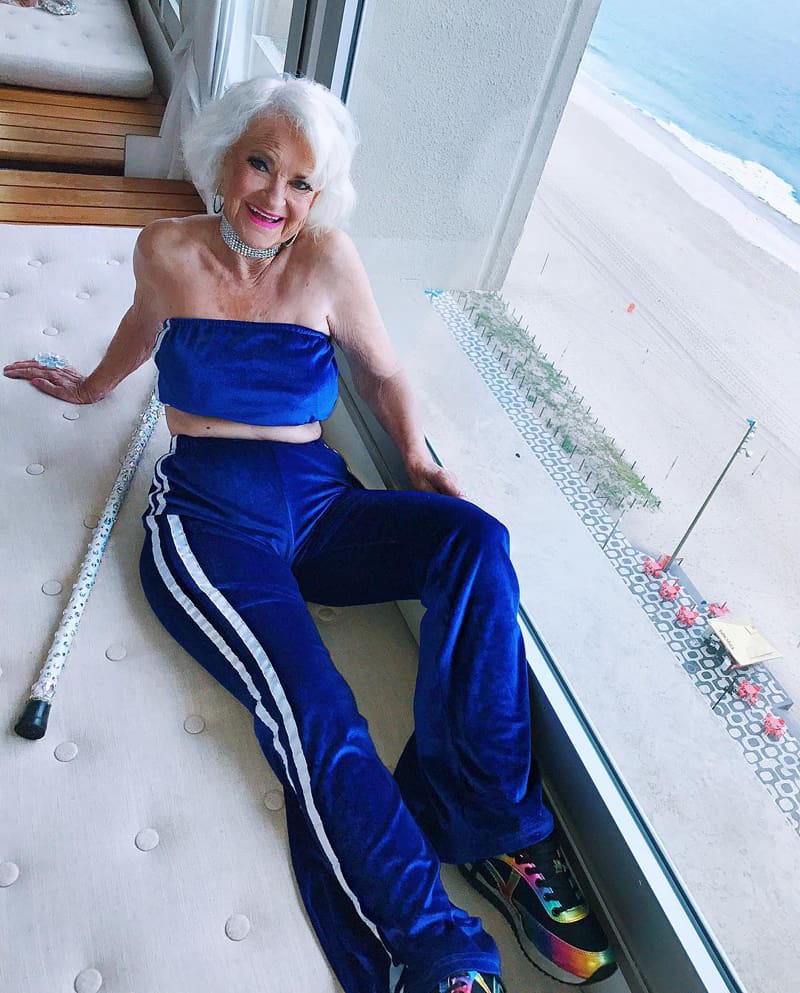 Amazing Baddie Winkle: 92 years is no reason to turn into an old woman!