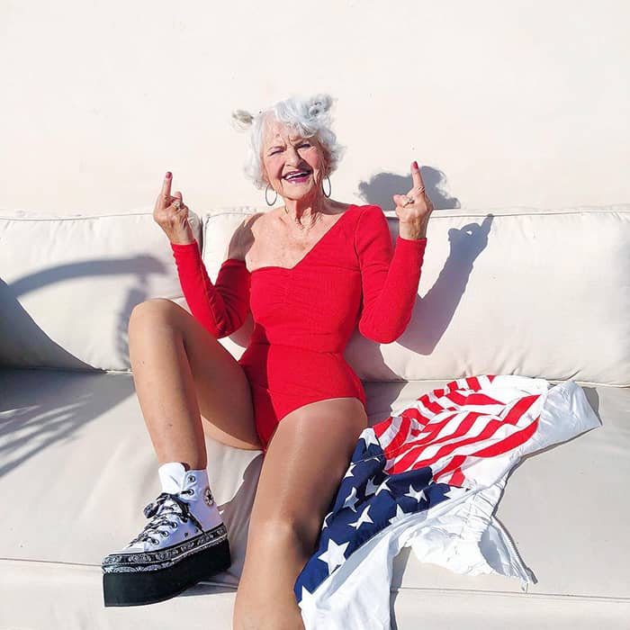 Amazing Baddie Winkle: 92 years is no reason to turn into an old woman!