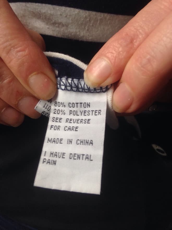 The Funniest Clothing Labels You Have Ever Seen
