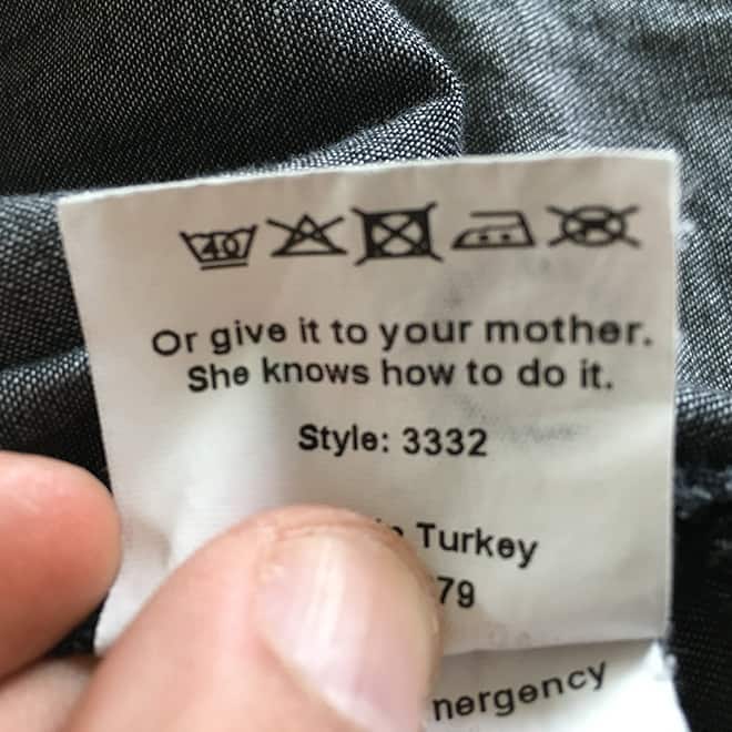 The Funniest Clothing Labels You Have Ever Seen