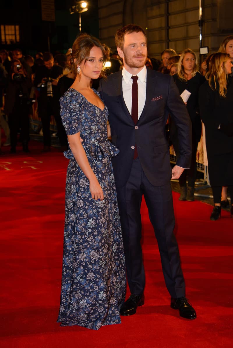 Astonishing Lara Croft star pregnant with Michael Fassbender?