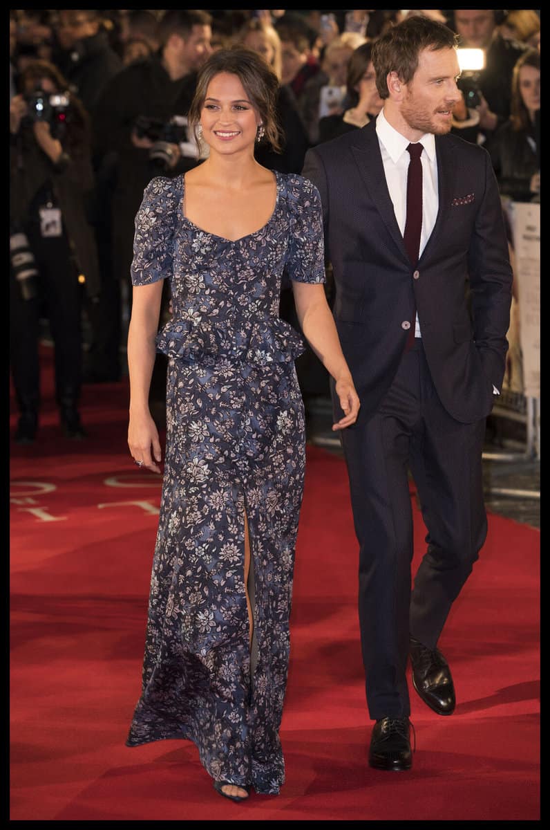 Astonishing Lara Croft star pregnant with Michael Fassbender?