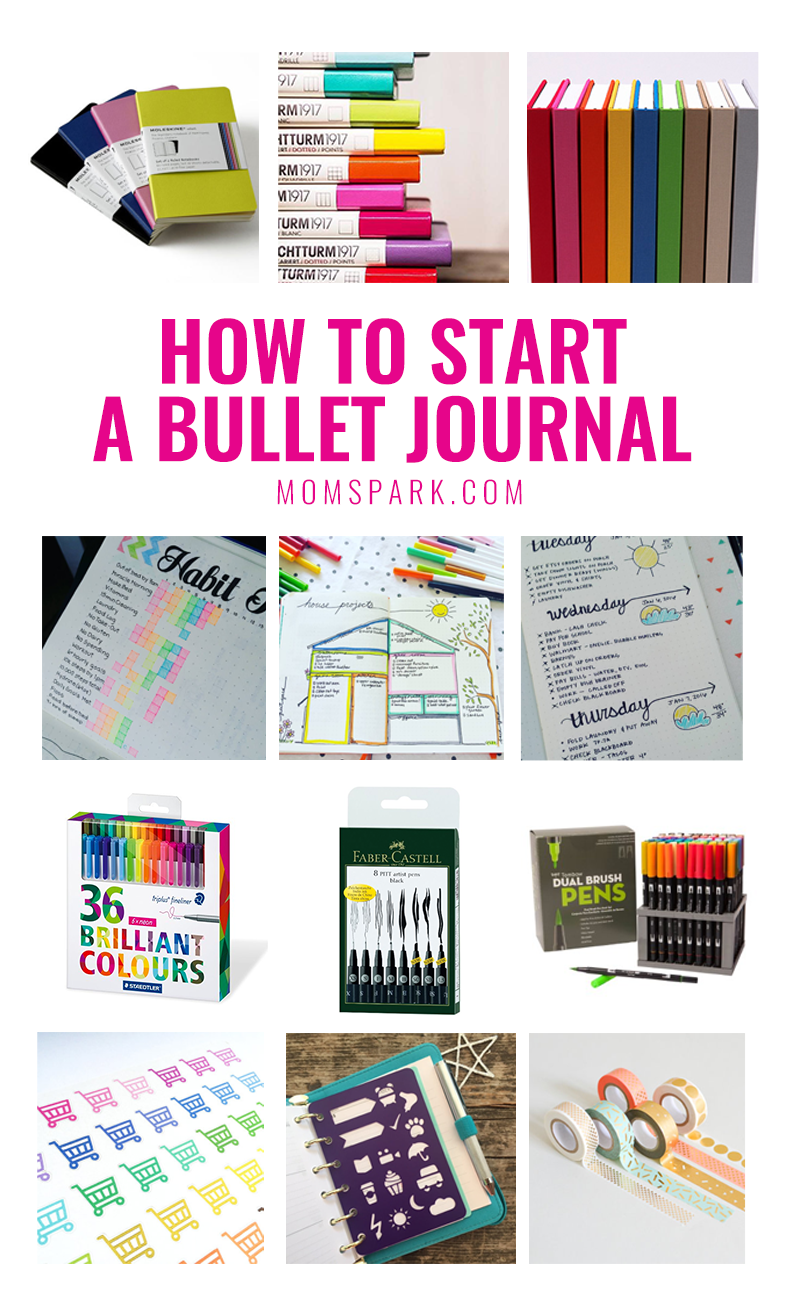 How to Start a Bullet Journal | Mom Spark