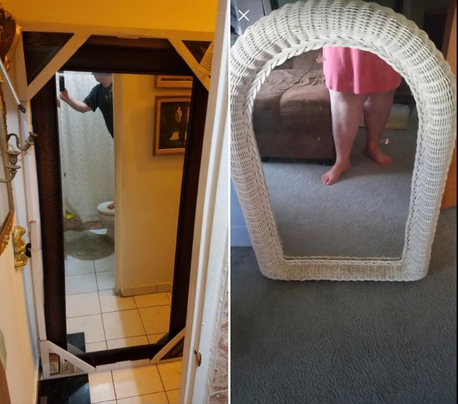 Funny People Offering Mirrors to buy