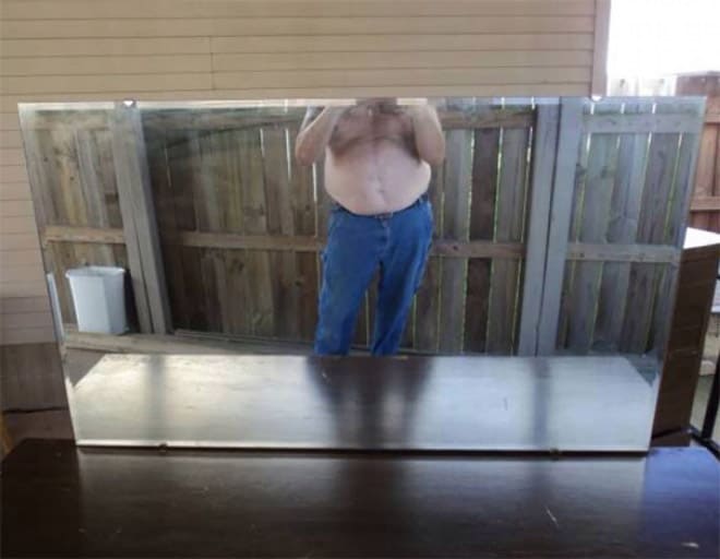 Funny People Offering Mirrors to buy